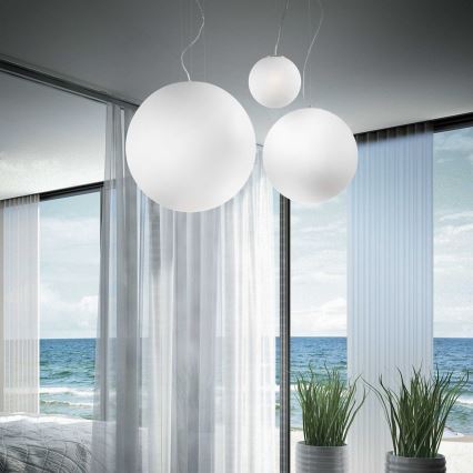 Ideal Lux - Pakabinamas šviestuvas ant laido MAPA 1xE27/42W/230V skersmuo 30 cm baltas