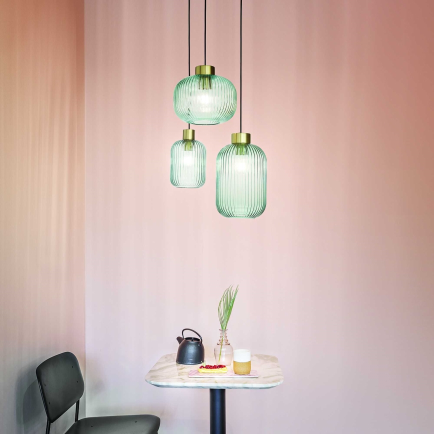 Ideal Lux - Pakabinamas šviestuvas ant laido MINT 1xE27/60W/230V skersmuo 14 cm žalia
