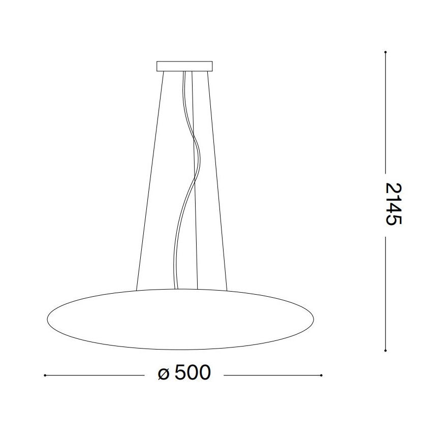 Ideal Lux - Pakabinamas šviestuvas ant laido SMARTIES 3xE27/42W/230V 50 cm balta