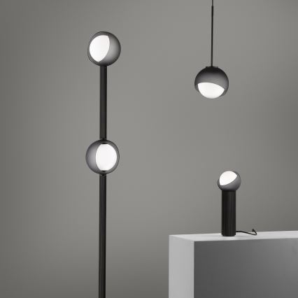 Ideal Lux - Pakabinamas šviestuvas BLOOM su laidu 1xE27/42W/230V Ø 22 cm, juodas
