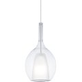 Ideal Lux - pakabinamas šviestuvas su laidu KALIQUE 1xE27/42W/230V, skersmuo 18 cm, skaidrus