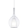 Ideal Lux - pakabinamas šviestuvas su laidu KALIQUE 1xE27/42W/230V, skersmuo 18 cm, skaidrus