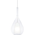Ideal Lux – pakabinamas šviestuvas su laidu KALIQUE, 1xE27/42W/230V, skersmuo 18 cm, skaidrus