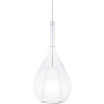 Ideal Lux – pakabinamas šviestuvas su laidu KALIQUE, 1xE27/42W/230V, skersmuo 18 cm, skaidrus