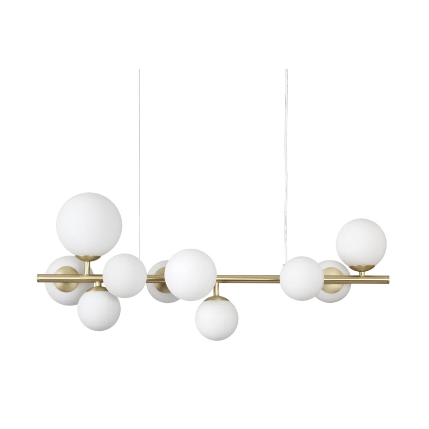 Ideal Lux - Pakaitinis gaubtas liustrams/šviestuvams/lempoms PERLAGE skersmuo 12 cm baltas