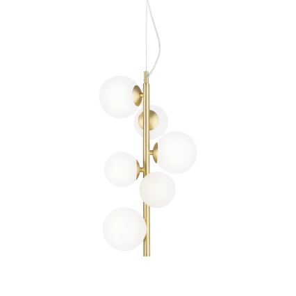 Ideal Lux - Pakaitinis gaubtas liustrams/šviestuvams/lempoms PERLAGE skersmuo 12 cm baltas