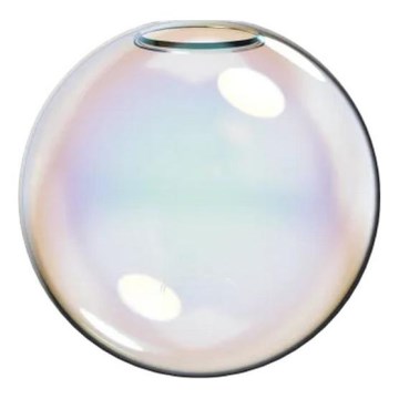 Ideal Lux - Pakaitinis sietyno gaubtas MAPA diametras 10 cm permatoma