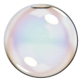 Ideal Lux - Pakaitinis sietyno gaubtas MAPA diametras 20 cm permatoma