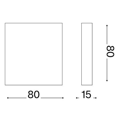 Ideal Lux - POST-IT LED lauko sieninis šviestuvas LED/3W/12V CRI 90 juodas
