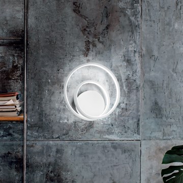 Ideal Lux - Reguliuojamas LED sieninis šviestuvas OZ LED/28W/230V CRI 90 baltas