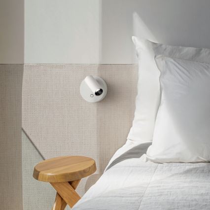 Ideal Lux - ELF dimeriuojamas jutiklinis sieninis taškinis LED šviestuvas, 3W/230V, CRI 95, balta