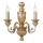 Ideal Lux - Sieninis šviestuvas FIRENZE 2xE14/40W/230V auksas