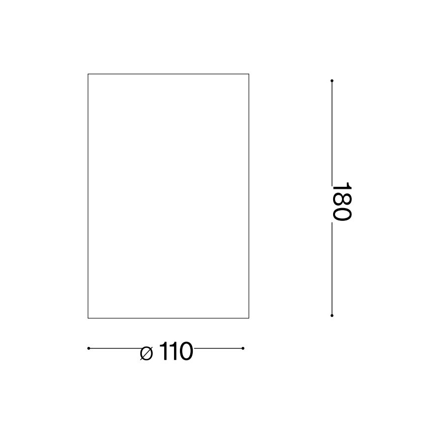 Ideal Lux - Sieninis šviestuvas FLASH 1xG9/40W/230V balta