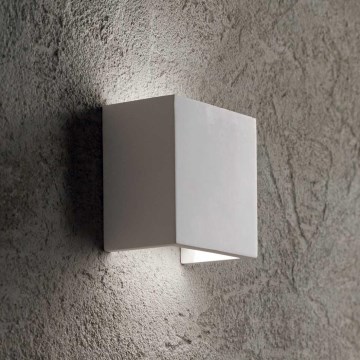 Ideal Lux - Sieninis šviestuvas FLASH GESSO 1xG9/40W/230V balta