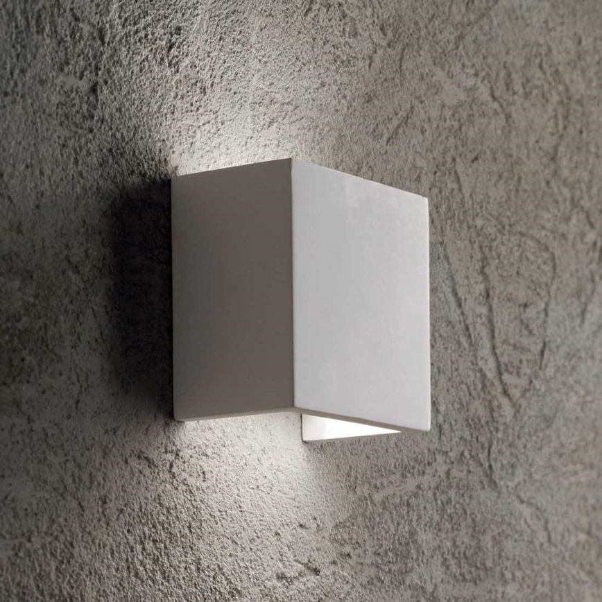 Ideal Lux - Sieninis šviestuvas FLASH GESSO 1xG9/40W/230V balta