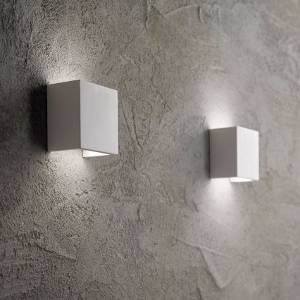 Ideal Lux - Sieninis šviestuvas FLASH GESSO 1xG9/40W/230V balta
