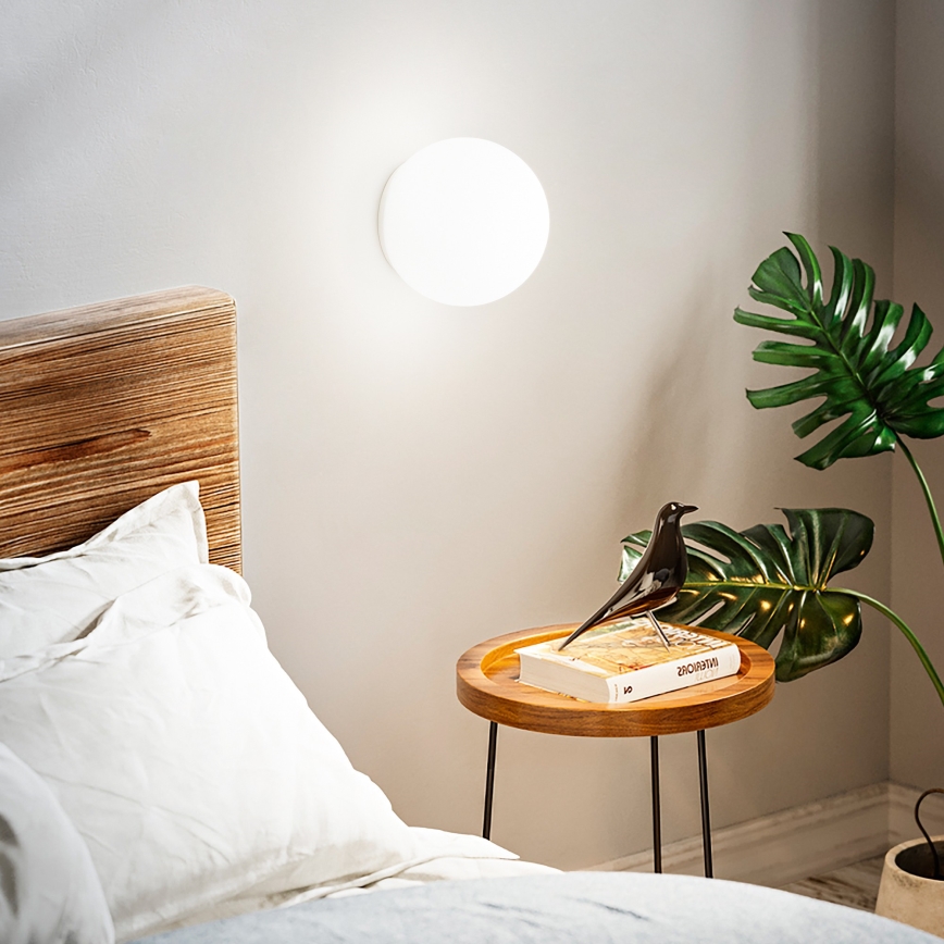 Ideal Lux - Sieninis šviestuvas MAPA 1xE27/42W/230V skersmuo 20 cm baltas