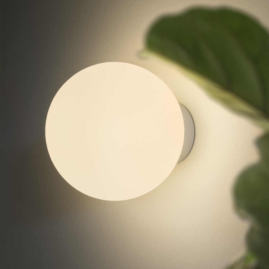 Ideal Lux - Sieninis šviestuvas MAPA 1xE27/42W/230V skersmuo 20 cm baltas