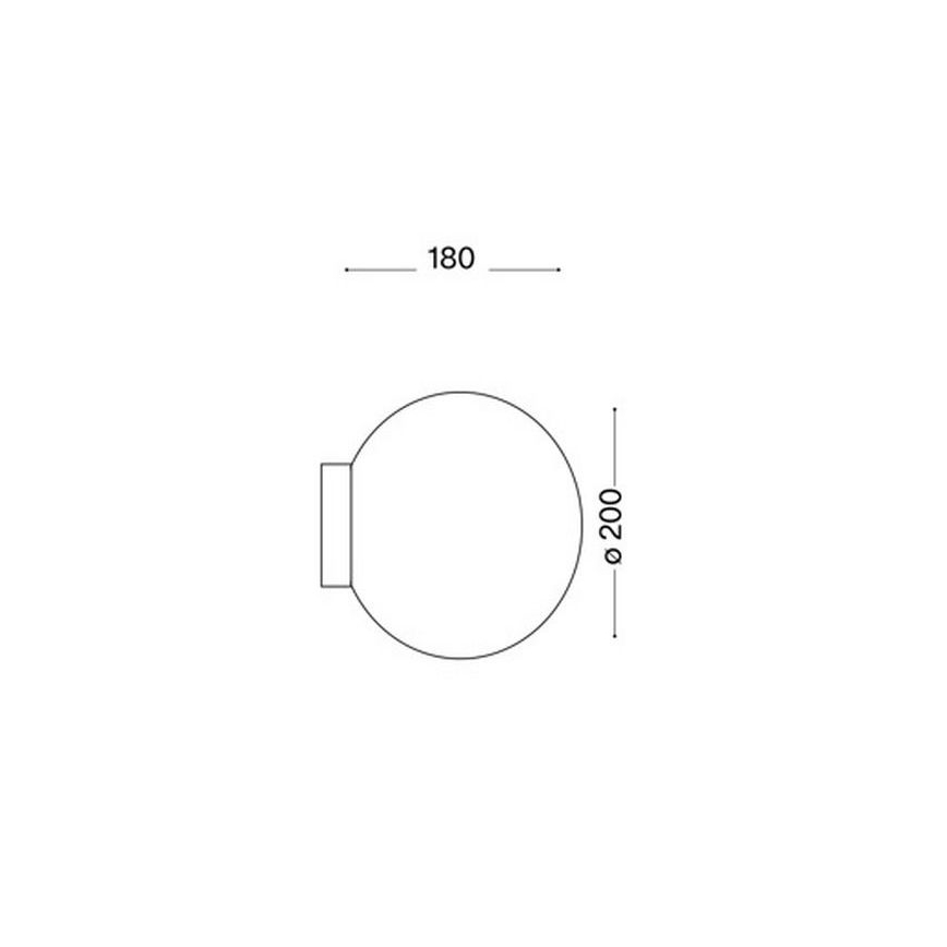 Ideal Lux - Sieninis šviestuvas MAPA 1xE27/60W/230V