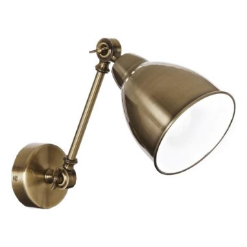 Ideal Lux - Sieninis šviestuvas NEWTON 1xE27/42W/230V bronzinis