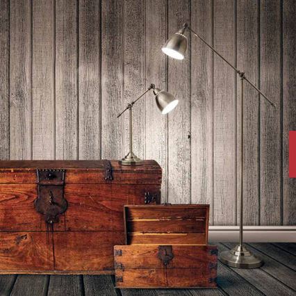 Ideal Lux - Sieninis šviestuvas NEWTON 1xE27/42W/230V bronzinis
