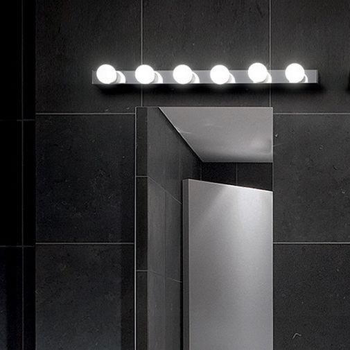 Ideal Lux - Sieninis šviestuvas PRIVE 6xE14/40W/230V blizgus chromas