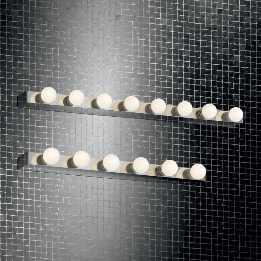 Ideal Lux - Sieninis šviestuvas PRIVE 6xE14/40W/230V blizgus chromas