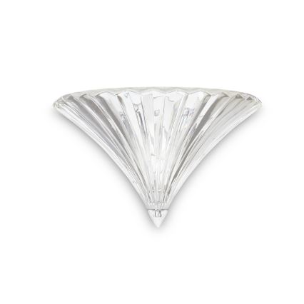 Ideal Lux - Sieninis šviestuvas SANTA 1xE14/40W/230V skaidrus