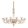 Ideal Lux - Sietynas, kabinamas ant grandinės BRIGITTA 12xE14/40W/230V diametras 120 cm žalvaris