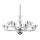 Ideal Lux - Sietynas, kabinamas ant grandinės CASANOVA 16xE14/40W/230V diametras 120 cm permatoma