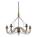 Ideal Lux - Sietynas, kabinamas ant grandinės CORTE 5xE14/40W/230V diametras 54 cm varis