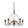 Ideal Lux - Sietynas, kabinamas ant grandinės CORTE 5xE14/40W/230V diametras 54 cm varis