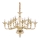 Ideal Lux - Sietynas, kabinamas ant grandinės DANIELI 12xE14/40W/230V diametras 94 cm žalvaris