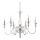Ideal Lux - Sietynas, kabinamas ant grandinės DOGE 6xE14/40W/230V diametras 75 cm blizgus chromas