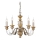 Ideal Lux - Sietynas, kabinamas ant grandinės FIRENZE 5xE14/40W/230V diametras 55 cm auksas