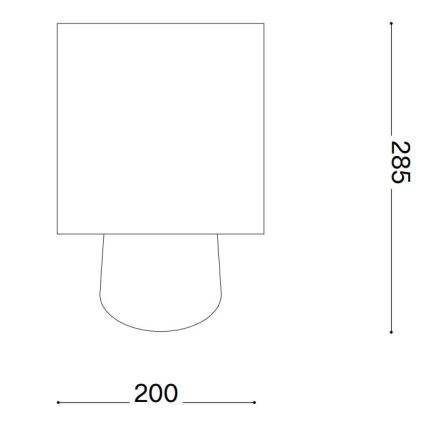 Ideal Lux - Stalinis šviestuvas KALI 1xE14/40W/230V keramika/kreminė/smėlio spalva