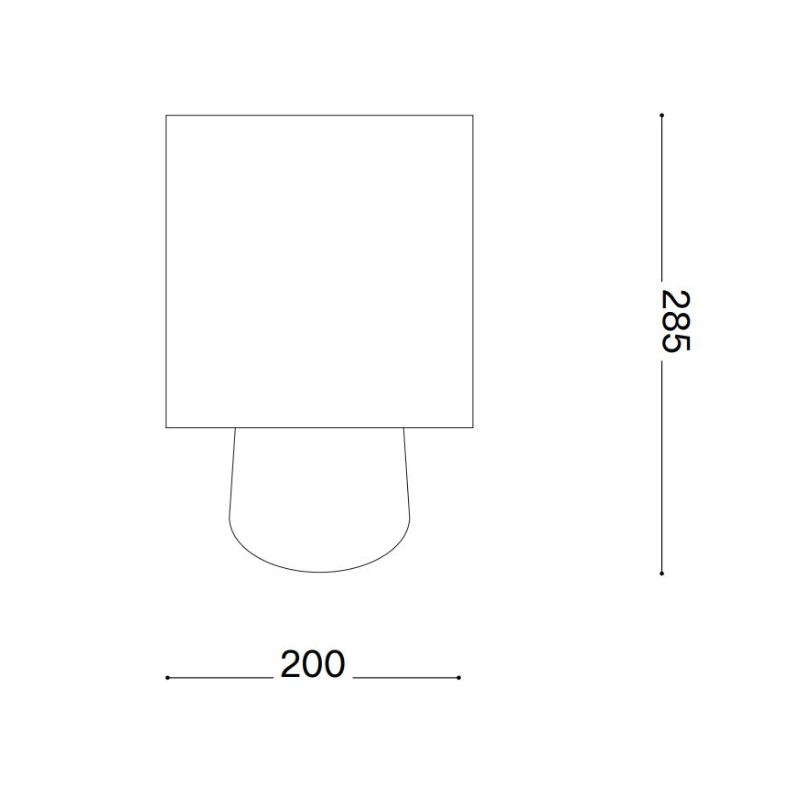 Ideal Lux - Stalinis šviestuvas KALI 1xE14/40W/230V keramika/kreminė/smėlio spalva