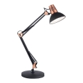 Ideal Lux - Stalinis šviestuvas WALLY 1xE27/42W/230V juoda/varinė