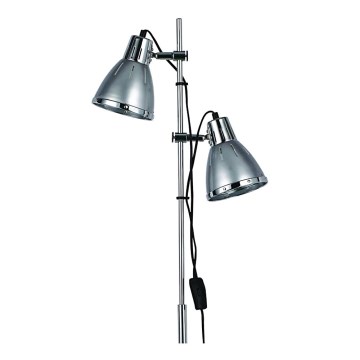 Ideal Lux - Toršeras 2xE27/60W/230V sidabras