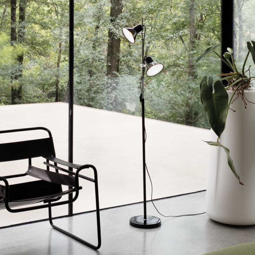 Ideal Lux - Toršeras POLLY 2xE27/60W/230V juodas