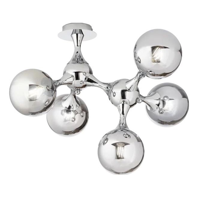 Ideal Lux - Tvirtinamas sietynas NODI 5xE14/28W/230V blizgus chromas
