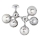 Ideal Lux - Tvirtinamas sietynas NODI 5xE14/28W/230V blizgus chromas