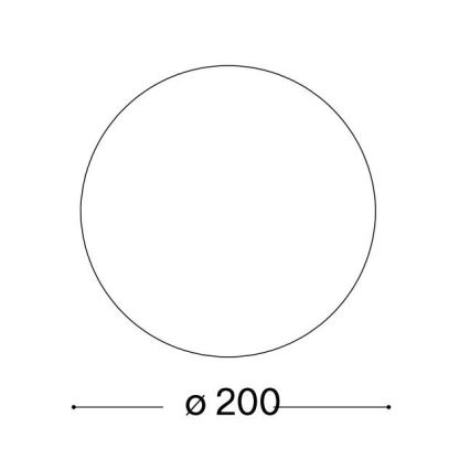 Ideal Lux - universalus pakaitinis MAPA stiklas E27, skersmuo 20 cm, baltas