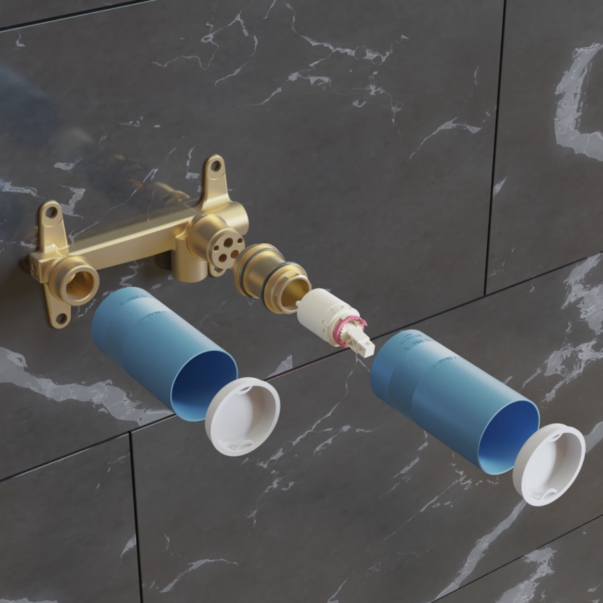 Ideal Standard A1313NU - Montavimo korpusas praustuvo potinkiniam maišytuvui BUILT-IN mėlyna