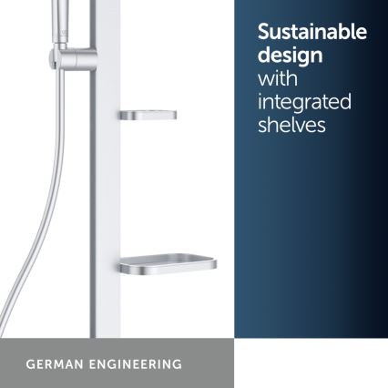 Ideal Standard BD583SI - dušo rinkinys su termostatiniu maišytuvu CERATHERM ALU+ matinis chromas