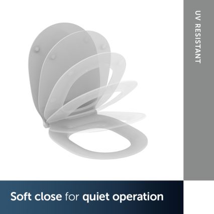 Ideal Standard E036601 - SoftClose CONNECT AIR tualeto sėdynė, balta
