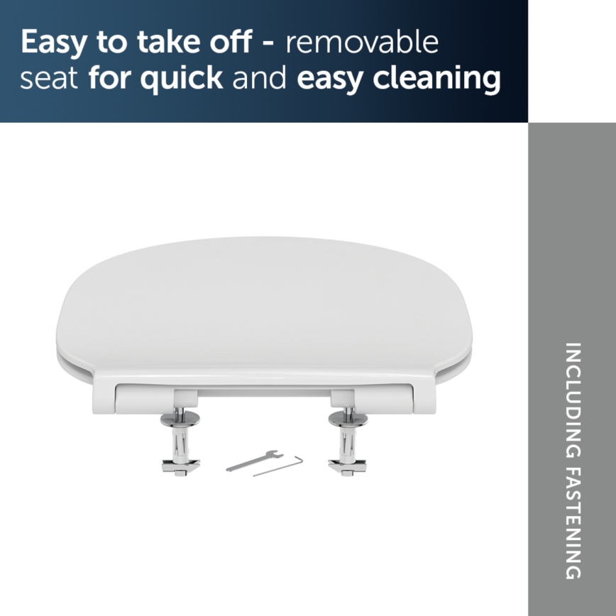 Ideal Standard E036601 - SoftClose CONNECT AIR tualeto sėdynė, balta