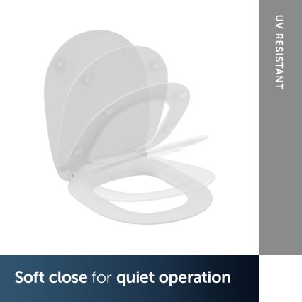 Ideal Standard E772401 - Unitazo sėdynė SoftClose CONNECT, balta