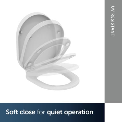 Ideal Standard K706101 - Unitazo dangtis SoftClose TONIC, baltas