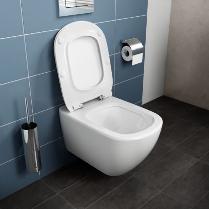 Ideal Standard T354601 - pakabinamas WC su SoftClose sėdyne TESI, keramika/balta